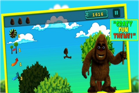 Bigfoot Swing - Crazy Sasquatch Adventure Physics Game Free screenshot 4