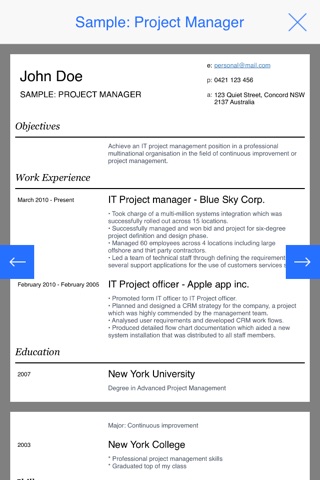 My First Resume - For first-time job seekers screenshot 3