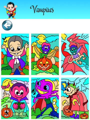 Screenshot #6 pour Coloriage Halloween - jeux et activité manuelle – jeu et dessins pour les enfants – comment dessiner citrouille et hanté, fantôme et squelette