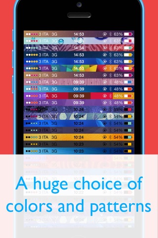 Color bar at the top pro (customize and change wallpapers) screenshot 4