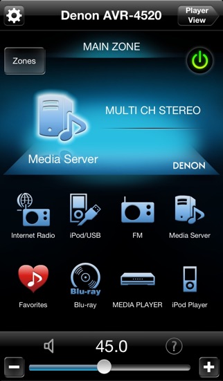 denon remote app iphone screenshot 1