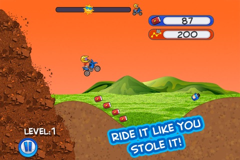 Moto X Mountain- Free Motocross Physics Game screenshot 4