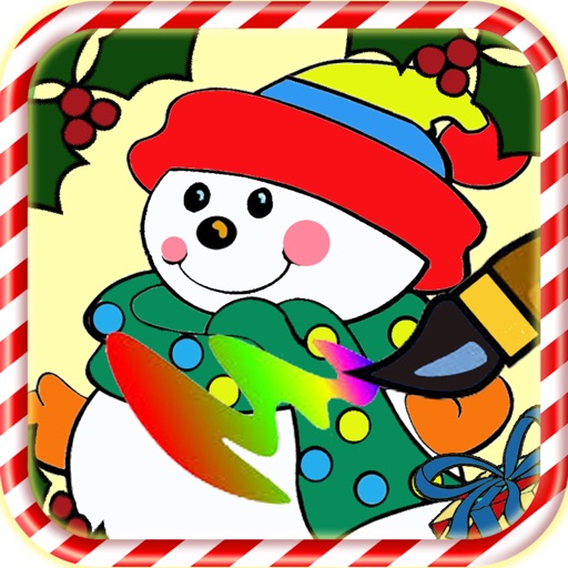 Doodle Holidays - Christmas Color Paint Design Book icon