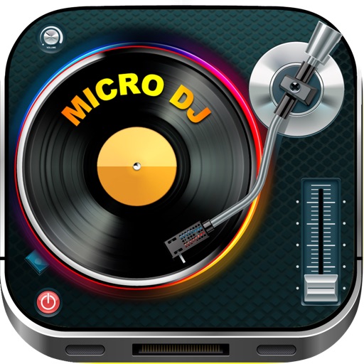 Micro DJ Free - Party music audio effects and mp3 songs editing Icon