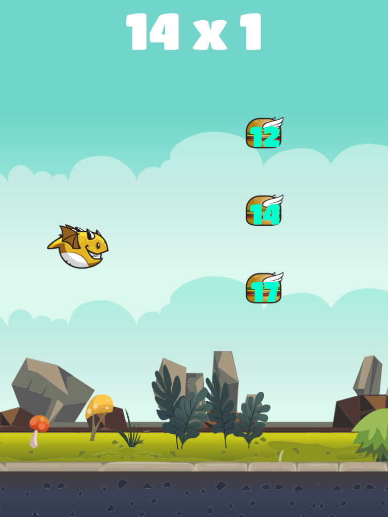 DragonFly Math - Endless Runer/Obstacle avoiding Style game with math mode screenshot 7