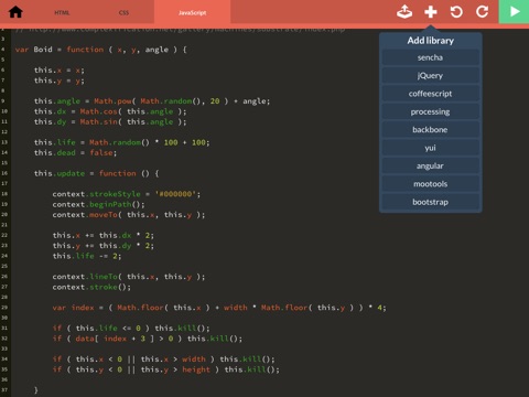 Codepad - HTML/CSS/JS programming tool screenshot 2