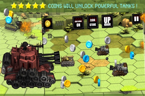 Mini Tank Wars - World War Tanks screenshot 4