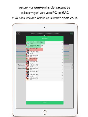 Screenshot #5 pour Transfert de fichiers, Envoyer de Grands Vidéos, Distribuer de Photos de et vers tout Ordinateur rapidement et de manière fiable par yooSEND