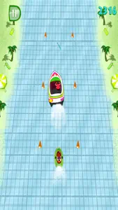 Doodle Speed Boat Stunt Race - Free Jet Ski Racing Game screenshot #1 for iPhone