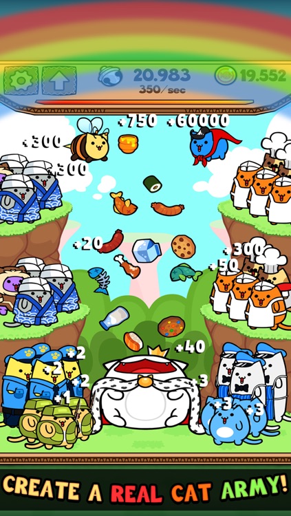 Kitty Cat Clicker - Feed the Virtual Pet Kitten with Fish, Pizza, Candy and Cookie Chips