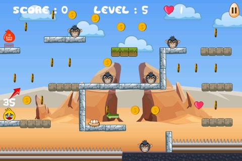 Monkeys Vs Bird screenshot 2