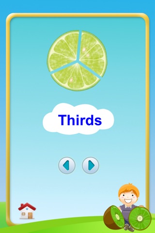 Preschoolers learn fractions screenshot 3