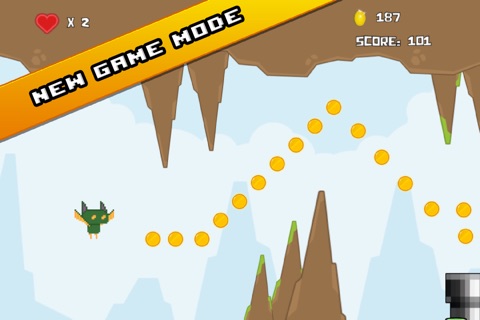 Pixie Bats - Flying Lil 8 Bit Pixels ~ Flap Tap N Fly screenshot 3