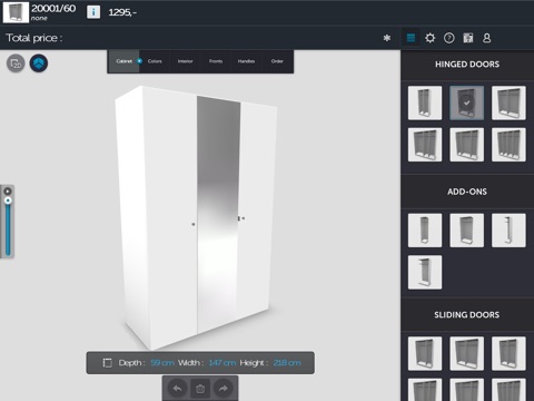 Tvilum Wardrobe Builder screenshot 3