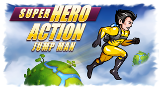 Screenshot #1 pour Super Hero Action Jump Man - Best Fun Adventure Jumping Race Game