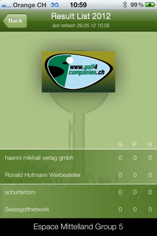 Golf4Companies.ch screenshot 3