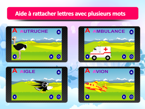 Screenshot #5 pour Tapez et apprenez l’alphabet, jeu pour les enfants d'âge préscolaire pour apprendre l’alphabet, la phonétique avec animation et son Lite