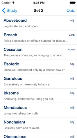 Game screenshot GRE Vocabulary Essentials apk