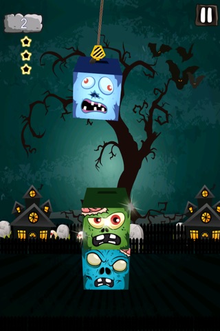 Zombie Block Heads - Monster Stacking Madness FREE screenshot 2
