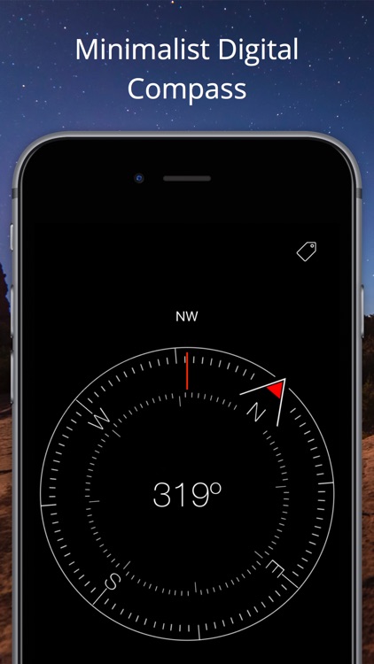 Compass Heading- Magnetic Digital Direction Finder