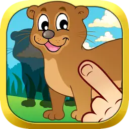 Animals Around The World - free educational puzzle for toddlers and kids app icon