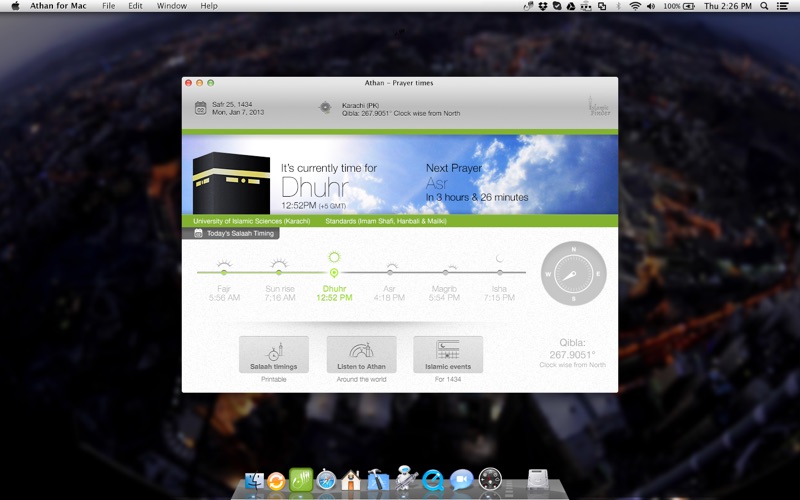 athan - prayer timings iphone screenshot 1