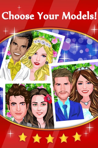Celebrity Weddings Dash Bride And Groom Fashion Dress Up Free - Taylor Miley And Kristen Edition screenshot 2