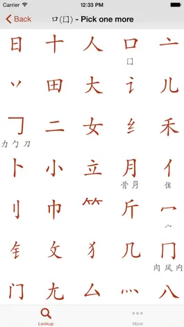 Game screenshot Kangxi Radicals apk