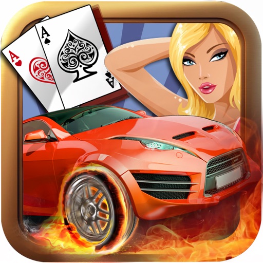 Las Vegas Strip Drag Race for Money : Play your cards right to win the hot car race icon