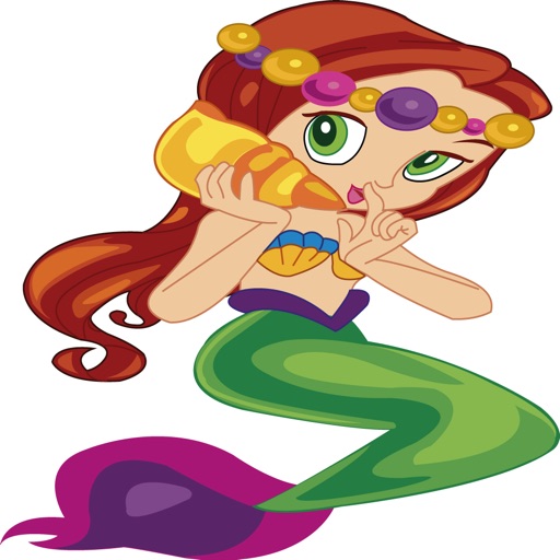 Mermaid Coloring Game For Kids icon