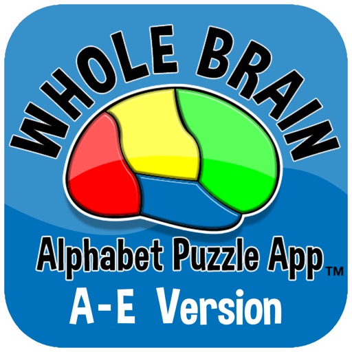 Whole Brain Alphabet Puzzle App - A E