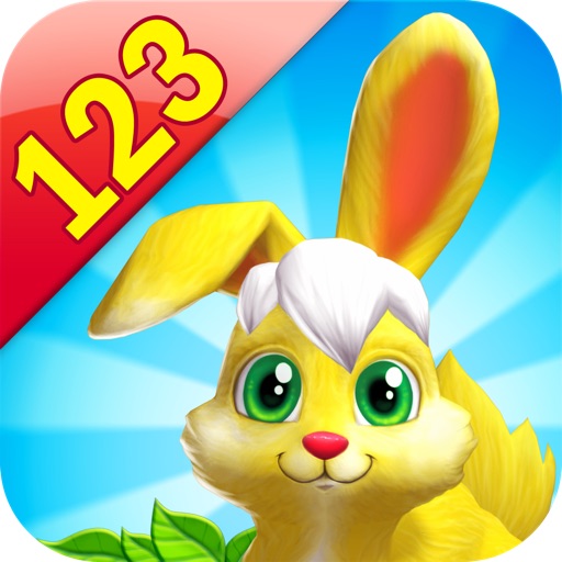 Bunny Math Race for Kids Icon