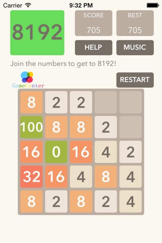 Crazy 8192-2048,1024,81,243,729,2187,144,233,610 screenshot 2