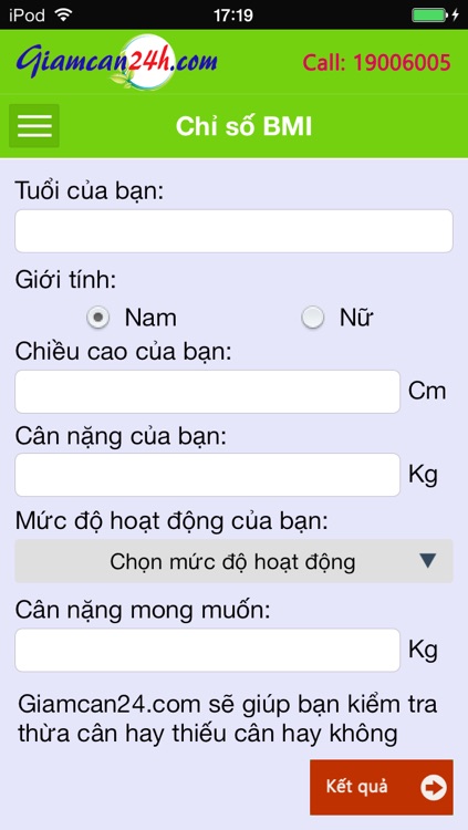 Giảm cân 24h