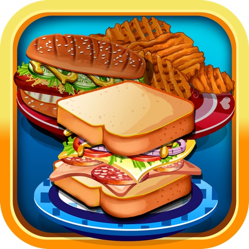 A Lunch Maker Fast Food Cooking Salon - cook my kids burger meal! icon