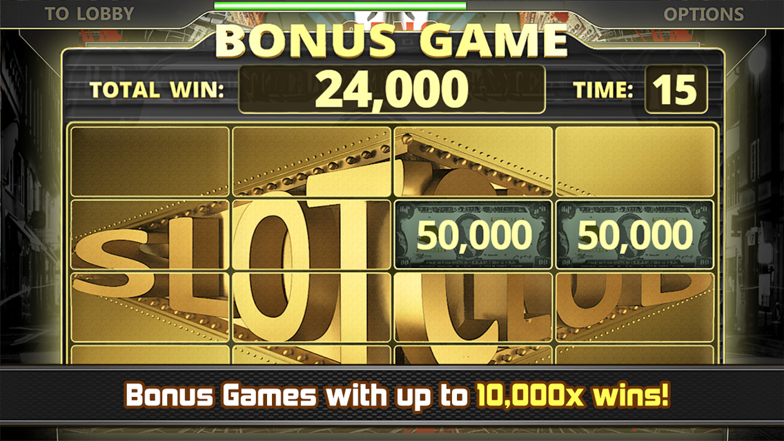 Slots Club - Real Free Vegas Casino Slot Machines with Double Up Play!