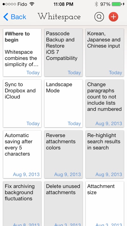 Whitespace - A Writer, Editor and Organizer For Your Notes and Ideas