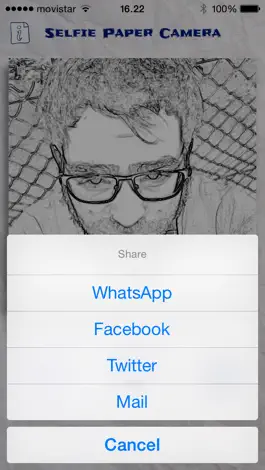 Game screenshot Selfie Paper Camera - Your selfies pictures in sketch mode hack