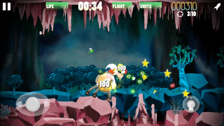 Martian Caves - Enter and racing on Mars, Fly, play the new fantasy game 2D and enjoy your adventure!