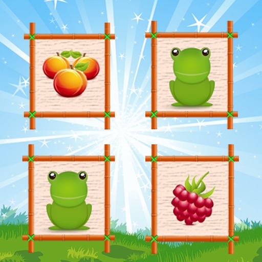 A Matching Game for Children: Learning with Animals, Alphabet, Fruits, Birds and Sports iOS App