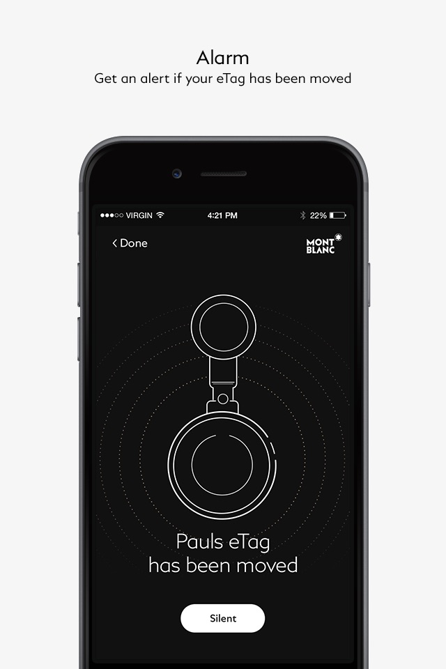 Montblanc e-Tag screenshot 2