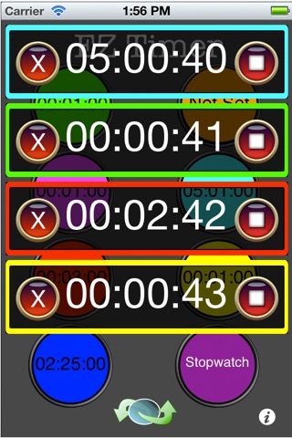 EZTimer & Stopwatch Lite screenshot 2