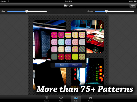 Screenshot #6 pour Photo Frame Maker HD - Pic Collage + Border Styles, Caption Text Label, Filter Effect, Image Editor