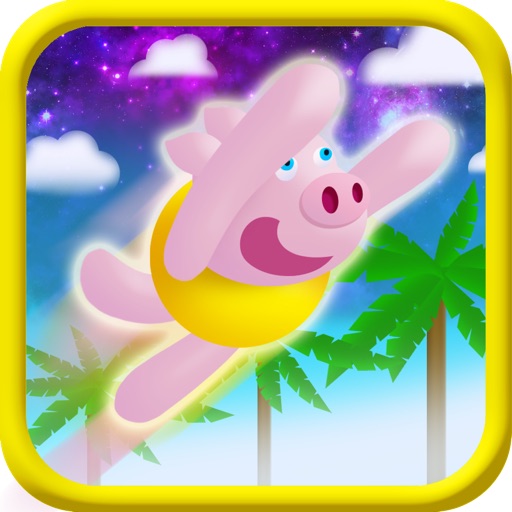 Crazy Mega Pig Jumping Game for Kids Icon