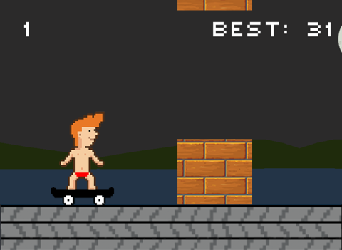 Screenshot #5 pour Naked Skater - Bro Edition