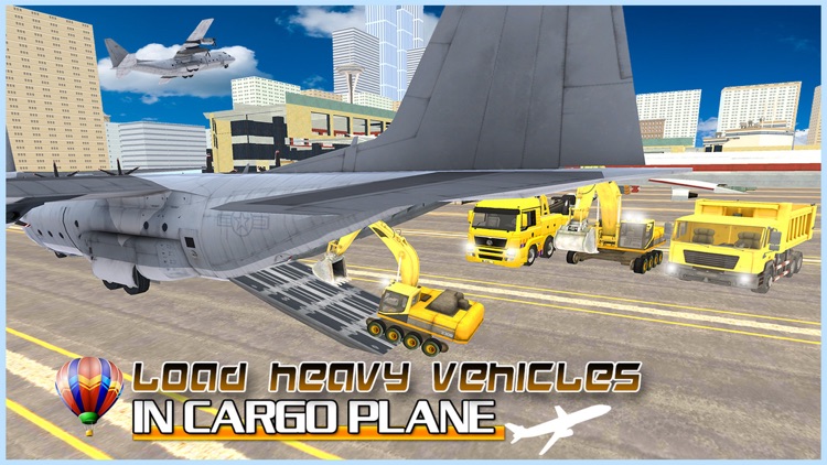 Cargo Plane Heavy Machine - Heavy Machinery Transport Flight Simulator