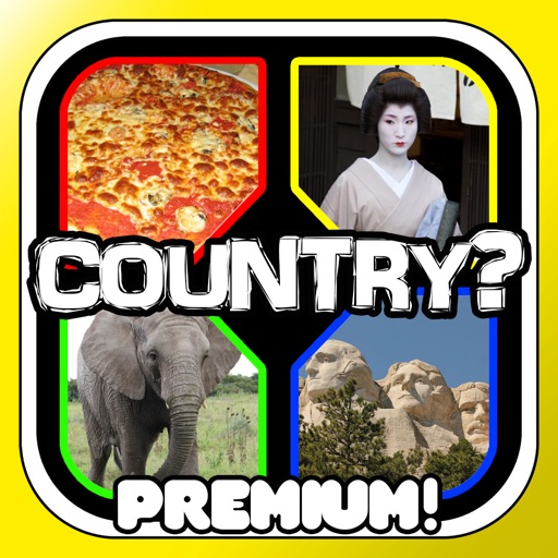 Guess the Country IQ Puzzle Four Pics What's the One Word Pursuit World Edition! PREMIUM by Golden Goose Production iOS App