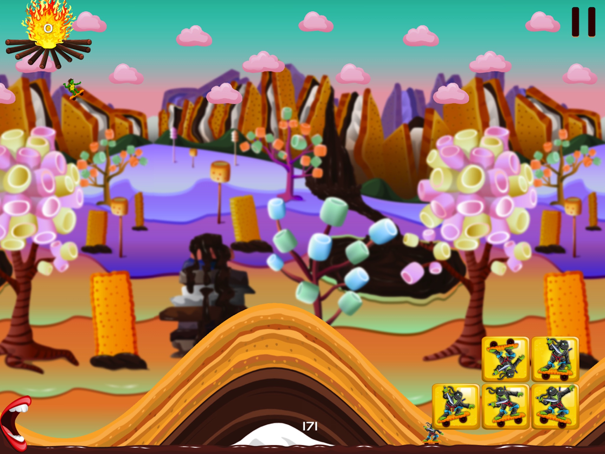 Smores World Racing with 5 Turbo Turtles HD screenshot 4