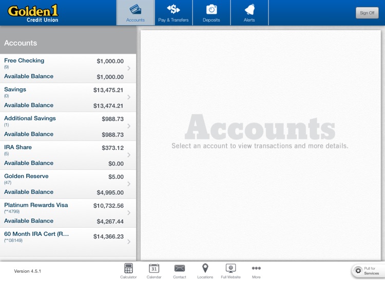 Golden 1 Mobile for iPad screenshot-4