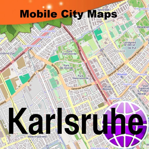 Karlsruhe Street Map
